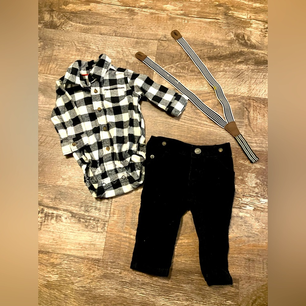 Carters suspender outfit